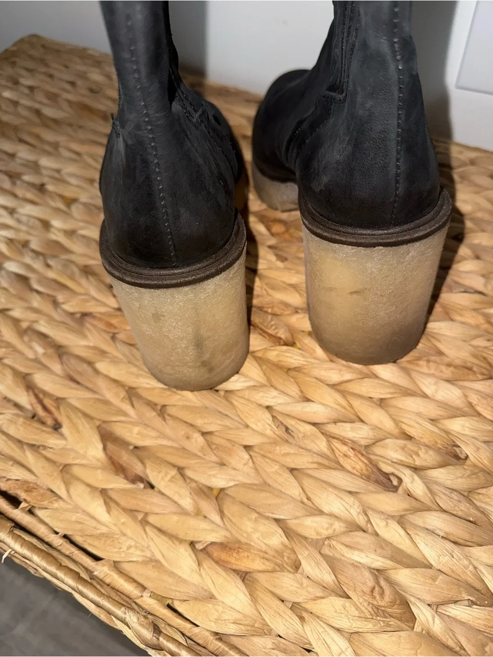 Free People James Chelsea Boots Leather Black 7.5